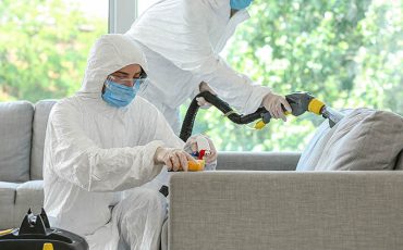 cleaning contaminated couch